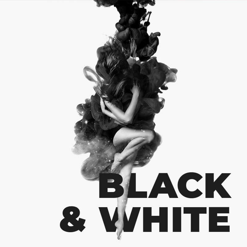 Black and White