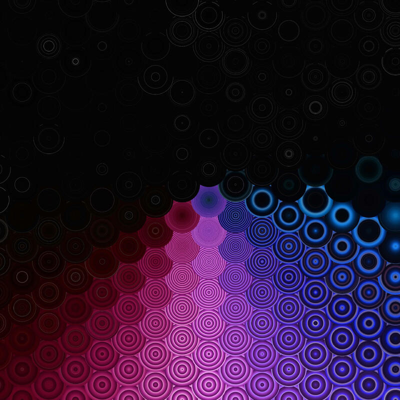 Battle between black circles and colored circles